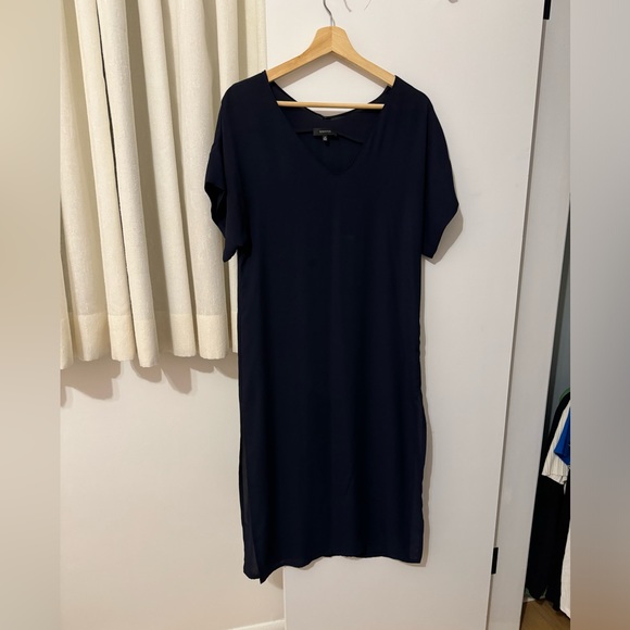 Babaton / Aritzia soft V midi dress - Picture 1 of 2